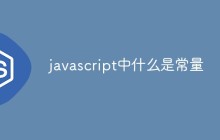 javascript中什么是常量