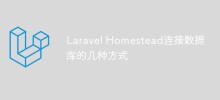 Laravel Homestead連結資料庫的幾種方式