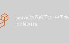 laravel世界的卫士-中间件middleware