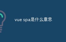 vue spa是什么意思