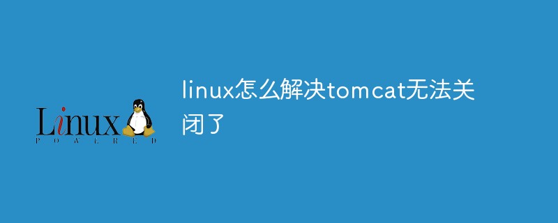 How to solve the problem that tomcat cannot be shut down in linux