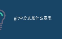 git中分支是什么意思