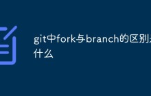 git中fork与branch的区别是什么