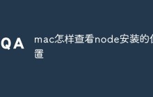 mac怎样查看node安装的位置