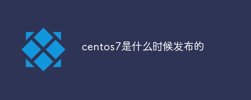 When was centos7 released?