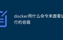 docker用什么命令来查看运行的容器