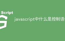 javascript中什么是控制语句