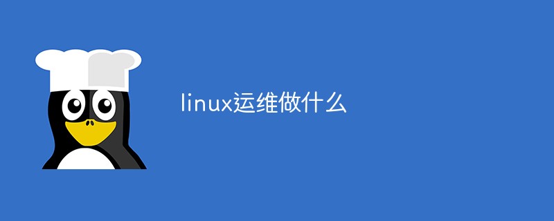 linux运维做什么