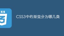 CSS3中的渐变分为哪几类