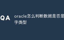 oracle怎么判断数据是否是数字类型