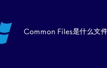 ​Common Files是什么文件夹