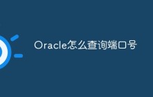 Oracle怎么查询端口号