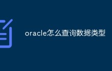 oracle怎么查询数据类型