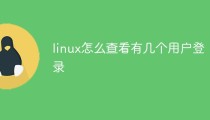 linux怎么查看有几个用户登录