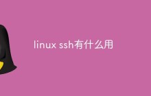 linux ssh有什么用