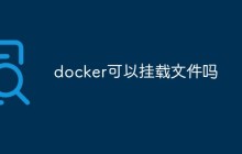 docker可以挂载文件吗