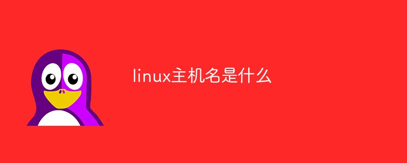 linux主机名是什么