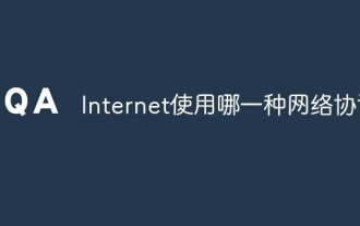 インターネットではどのネットワーク プロトコルが使用されますか?