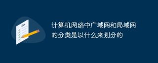 计算机网络中广域网和局域网的分类是以什么来划分的