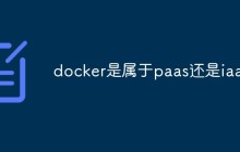 docker是属于paas还是iaas