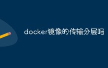 docker镜像的传输分层吗
