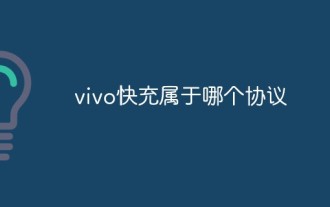 vivo 急速充電はどのプロトコルに属しますか?