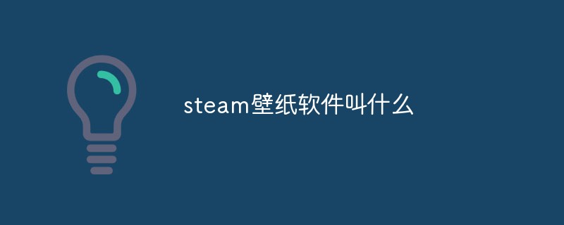 steam壁紙ソフトの名前は何ですか？