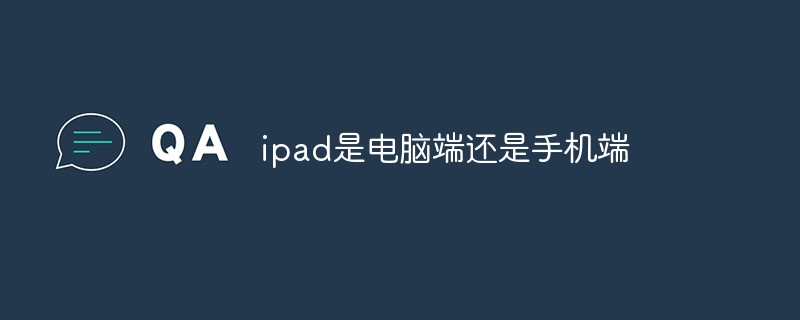 iPad はコンピュータ版ですか、それともモバイル版ですか?