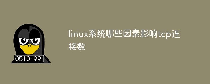 linux系统哪些因素影响tcp连接数