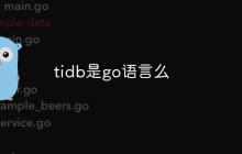 tidb是go语言么