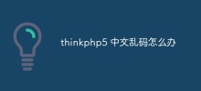 thinkphp5 中文亂碼怎麼辦