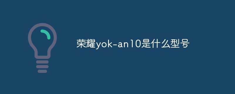 Honor yok-an10 とはどのようなモデルですか?