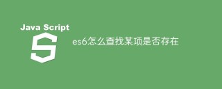 es6怎麼查找某項是否存在