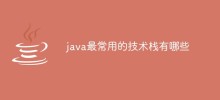 java最常用的技术栈有哪些