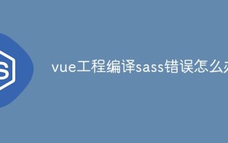 Apa yang perlu dilakukan jika terdapat ralat semasa menyusun SASS dalam projek vue