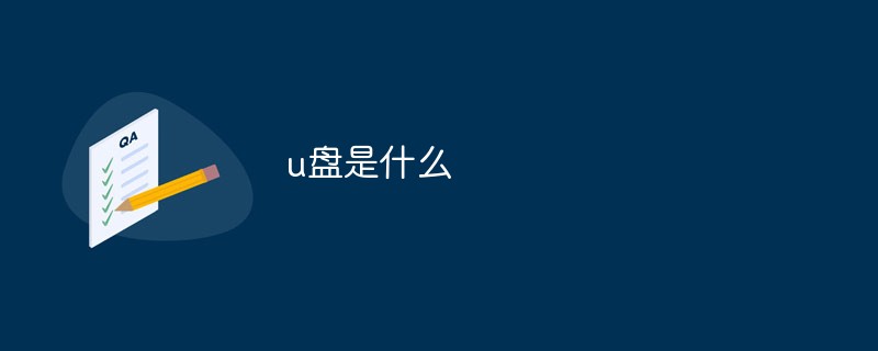 USBフラッシュドライブとは何ですか