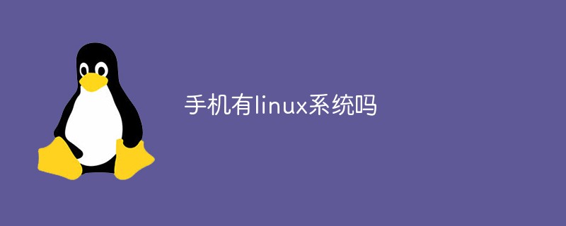 手机有linux系统吗