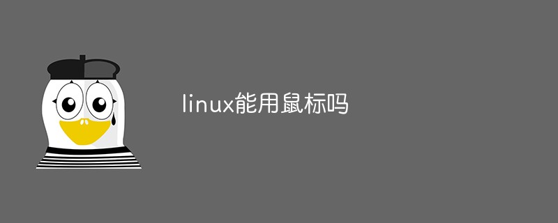 linux能用滑鼠嗎