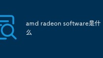 amd radeon software是什么