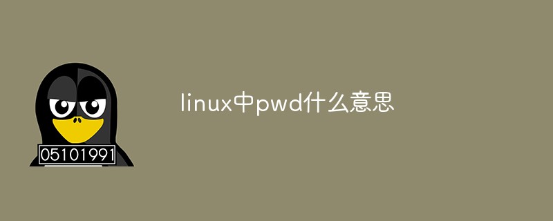 What does pwd mean in linux?