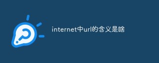 internet中url的含义是啥