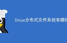 linux分布式文件系统有哪些