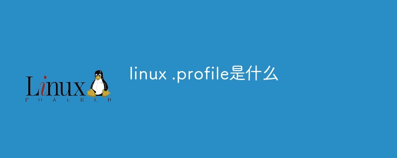 Linux の .profile とは何ですか