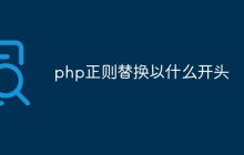 如何用php正则替换以什么开头的字符串