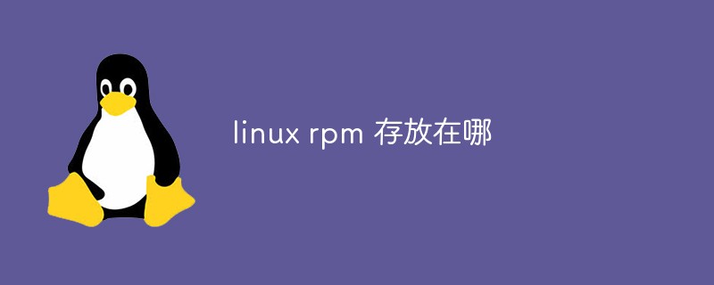 linux rpm 存放在哪