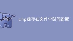 PHPキャッシュ用にファイルに時間を設定する方法について話しましょう