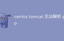 centos tomcat无法解析php怎么办