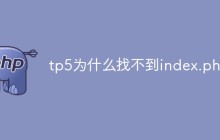 tp5为什么找不到index.php