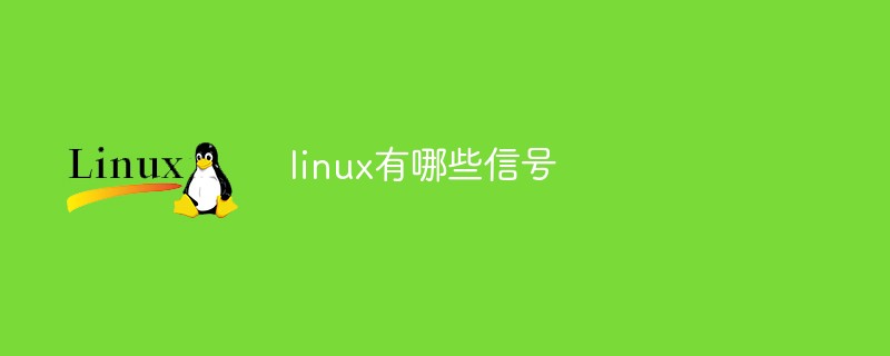 linux有哪些信号