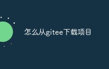 怎么从gitee下载项目